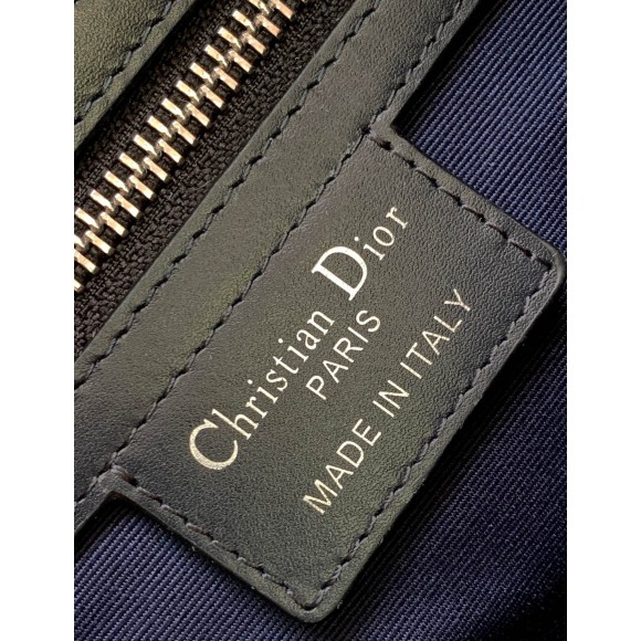 D*or changing bag in blue D*or oblique canvas