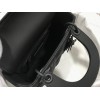 Dior Lady Dior Mini Chain Bag In Black Ultramatte Calfskin