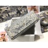 Dior Lady D-Lite Large Bag In Gray Toile de Jouy Reverse Embroidery