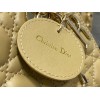 Dior Small Lady Dior My ABCDior Bag in Pastel Yellow Lambskin