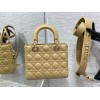 Dior Small Lady Dior My ABCDior Bag in Pastel Yellow Lambskin