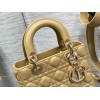 Dior Small Lady Dior My ABCDior Bag in Pastel Yellow Lambskin