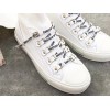 Dior Walk'N'Dior Mid-top Sneakers In White Technical Knit