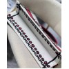 Dior Medium Book Tote Bag In Latte Multicolor Cupidon Embroidery