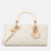 Dior Lady D-Joy Small Bag In White Cannage Lambskin