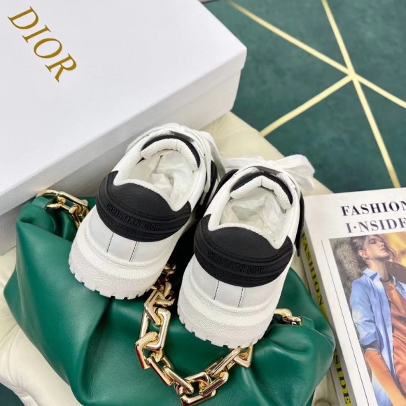 D*or D*or-id sneakers in white leather with black strap