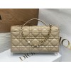 Dior Miss Dior Mini Bag In Beige Cannage Lambskin