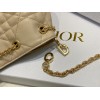 Dior Ammi Small Bag in Sand Pink Macrocannage Lambskin