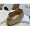 Dior Ammi Small Bag in Sand Pink Macrocannage Lambskin