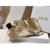 Dior Ammi Small Bag in Sand Pink Macrocannage Lambskin