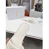Dior Dio(r)evolution Slide Sandals In White Calfskin