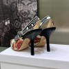 Dior J'Adior Slingback Pumps 100mm In Jardin d'Hiver Embroidered Cotton