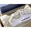 Dior Men's B23 Low-top Sneakers In White Oblique Canvas