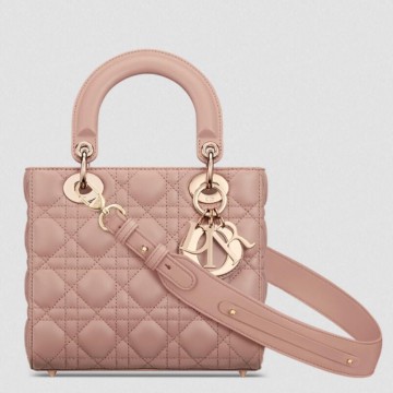 Dior Small Lady Dior My ABCDior Bag in Blush Lambskin Dior Small Lady Dior My ABCDior Bag in Blush Lambskin