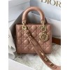 Dior Small Lady Dior My ABCDior Bag in Blush Lambskin