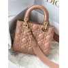 Dior Small Lady Dior My ABCDior Bag in Blush Lambskin