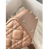 Dior Small Lady Dior My ABCDior Bag in Blush Lambskin