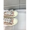 Dior Walk'n'Dior Sneakers In Nude Oblique Embroidered Cotton