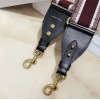 Dior Shoulder Strap in Bordeaux Embroidery Canvas