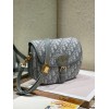 Dior Bobby Medium Bag In Grey Dior Oblique Jacquard