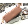Dior Lady Dior Large Bag In Blush Cannage Lambskin