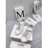 Dior Walk'n'Dior Sneakers in White Canvas and Suede Calfskin