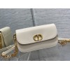 Dior 30 Montaigne Avenue Bag In White Box Calfskin