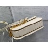 Dior 30 Montaigne Avenue Bag In White Box Calfskin