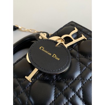 Dior Lady D-Joy Small Bag In Black Cannage Lambskin Dior Lady D-Joy Small Bag In Black Cannage Lambskin