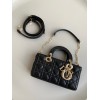 Dior Lady D-Joy Small Bag In Black Cannage Lambskin