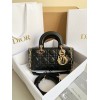 Dior Lady D-Joy Small Bag In Black Cannage Lambskin