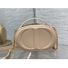 Dior CD Signature Oval Camera Bag in Beige Calfskin