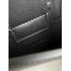 Dior 30 Montaigne East-West Bag with Chain in Black Calfskin