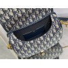 Dior Bobby Medium Bag In Blue Dior Oblique Jacquard