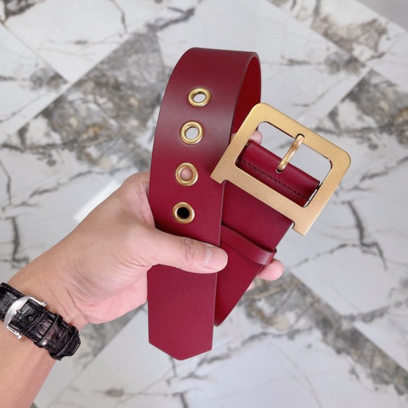 D*or D*orquake 55mm belt in red calfskin