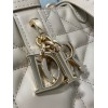 Dior Toujours Medium Bag in Beige Macrocannage Calfskin