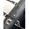 Dior Lingot Briefcase in Black Grained Calfskin