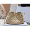 Dior Ammi Medium Bag in Sand Pink Macrocannage Lambskin