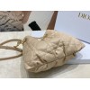 Dior Ammi Medium Bag in Sand Pink Macrocannage Lambskin