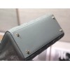 Dior Lady Dior Medium Bag In Grey Patent Cannage Calfskin