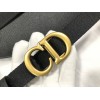 Dior Saddle Belt Pouch In Black Grained Calfskin