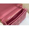 Dior Miss Dior Top Handle Bag in Melocoton Pink Cannage Lambskin