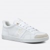 Dior Star Sneakers In White Calfskin with Gold Star