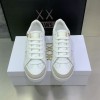 Dior Star Sneakers In White Calfskin with Gold Star