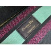 Dior Lady D-Lite Medium Bag In Blue Toile de Jouy Voyage Embroidery