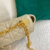 Dior Caro Large Bag In Beige Cannage Calfskin
