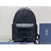 Dior Explorer Backpack In Black CD Diamond Mirage Ski Capsule Nylon