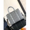 Dior Lingot Briefcase in Grey CD Diamond Canvas