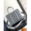Dior Lingot Briefcase in Grey CD Diamond Canvas