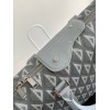 Dior Lingot Briefcase in Grey CD Diamond Canvas